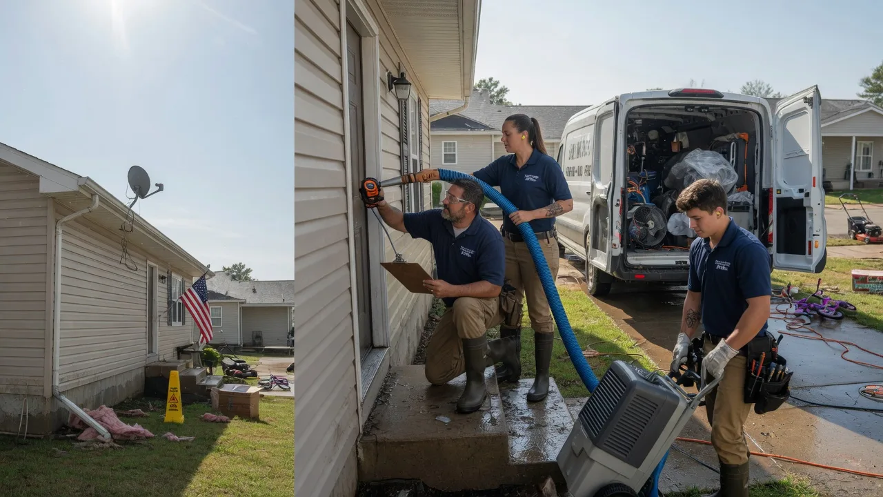 Ceiling Water Damage Restoration in Bonaparte, IA near me